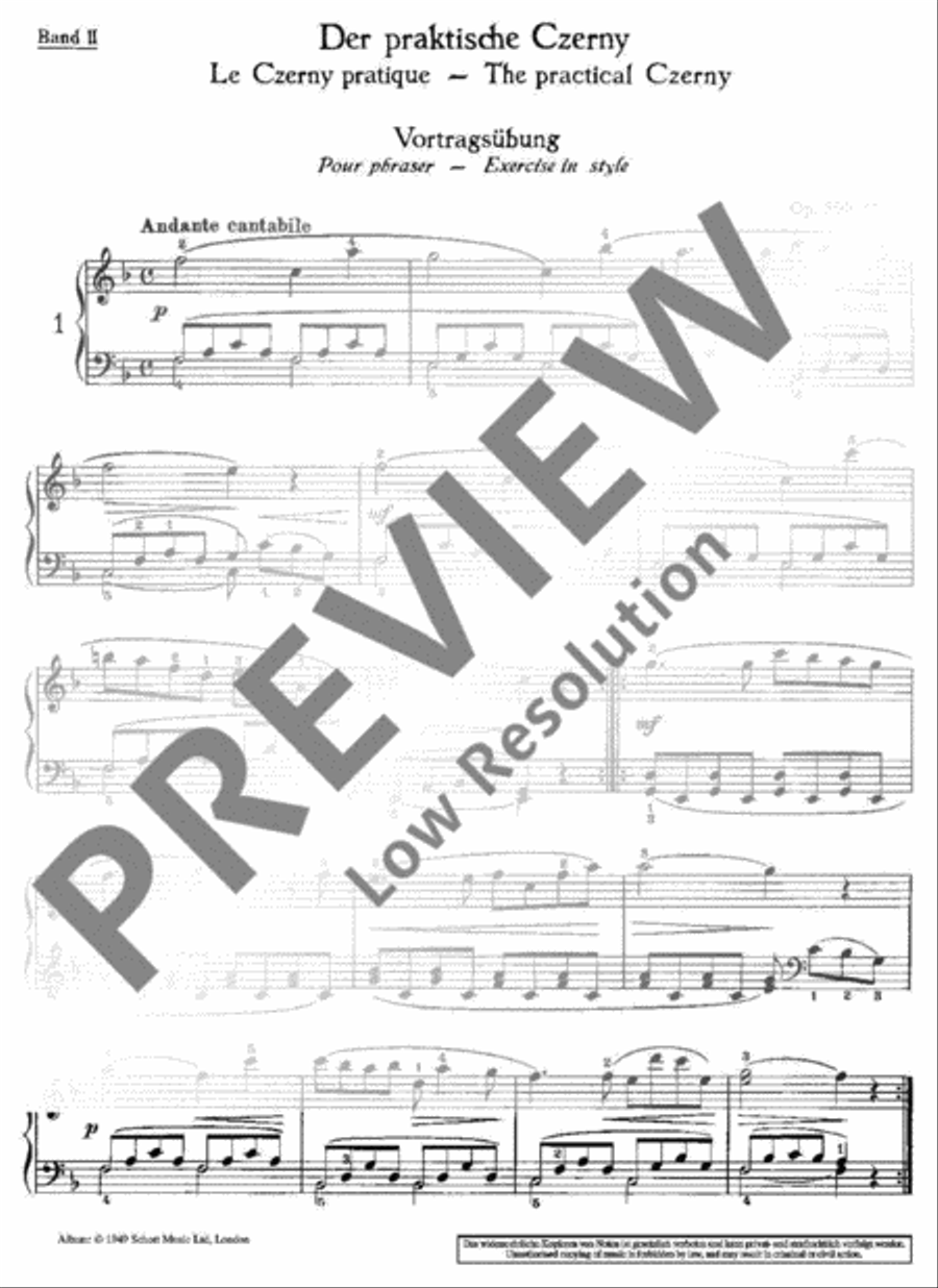 The practical Czerny The practical Czerny Piano Solo scores gallery preview page 4