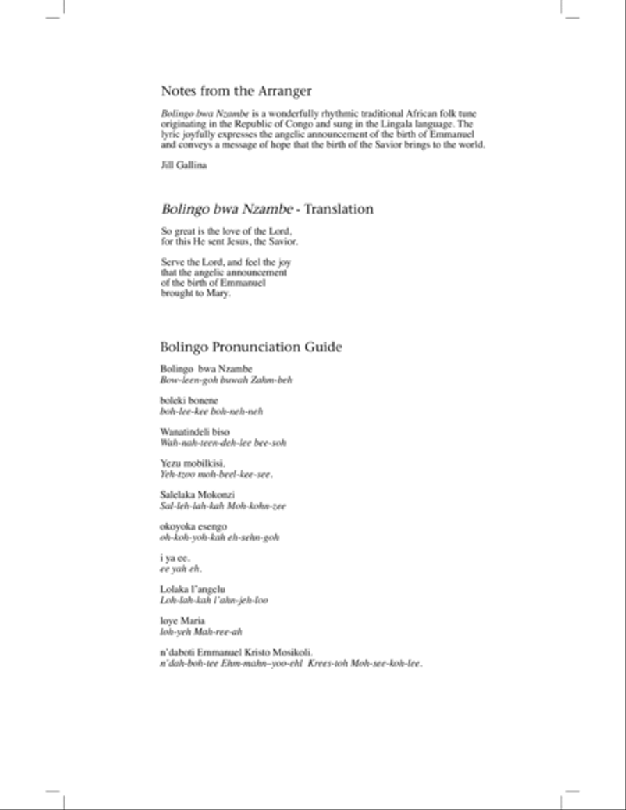 Bolingo 3-Part scores gallery preview page 15
