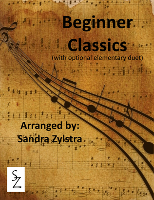 Book cover for Beginner Classics (beginner solo with optional elementary duet)