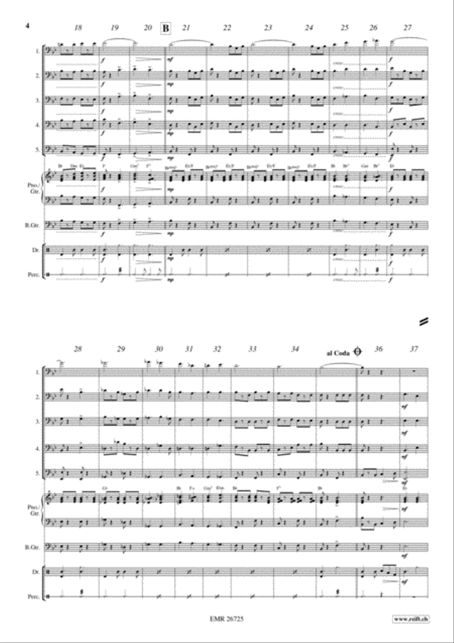 Free Time Trombone scores gallery preview page 4