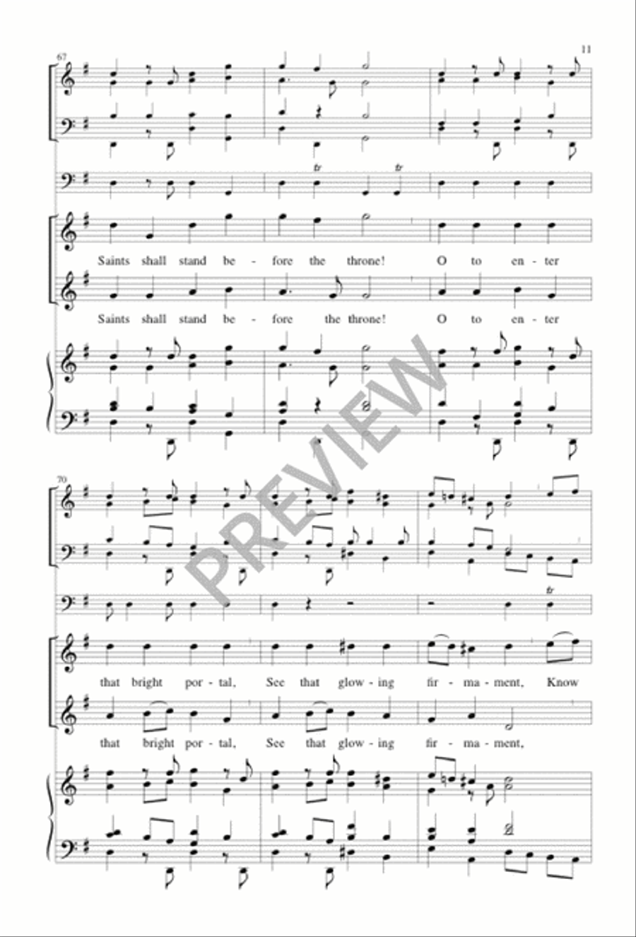 Sing with All the Saints 4-Part scores gallery preview page 11