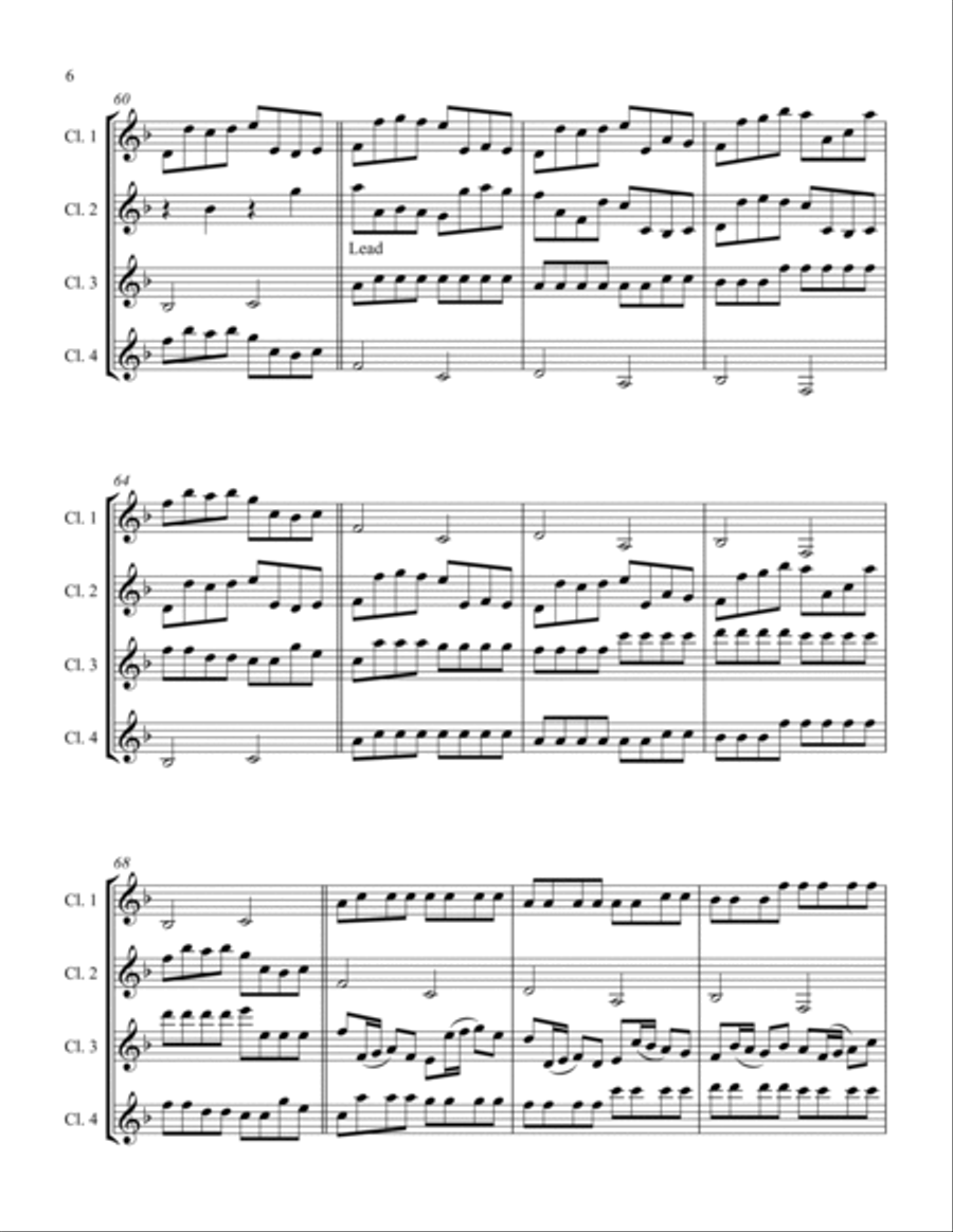 Canon in D Canon in D Woodwind Ensemble scores gallery preview page 6
