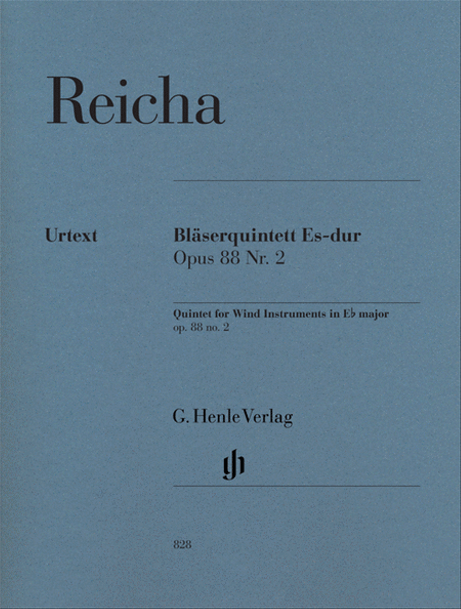 Quintet for Wind Instruments in E-flat Major, Op. 88 No. 2 Woodwind Quintet scores gallery preview page 1