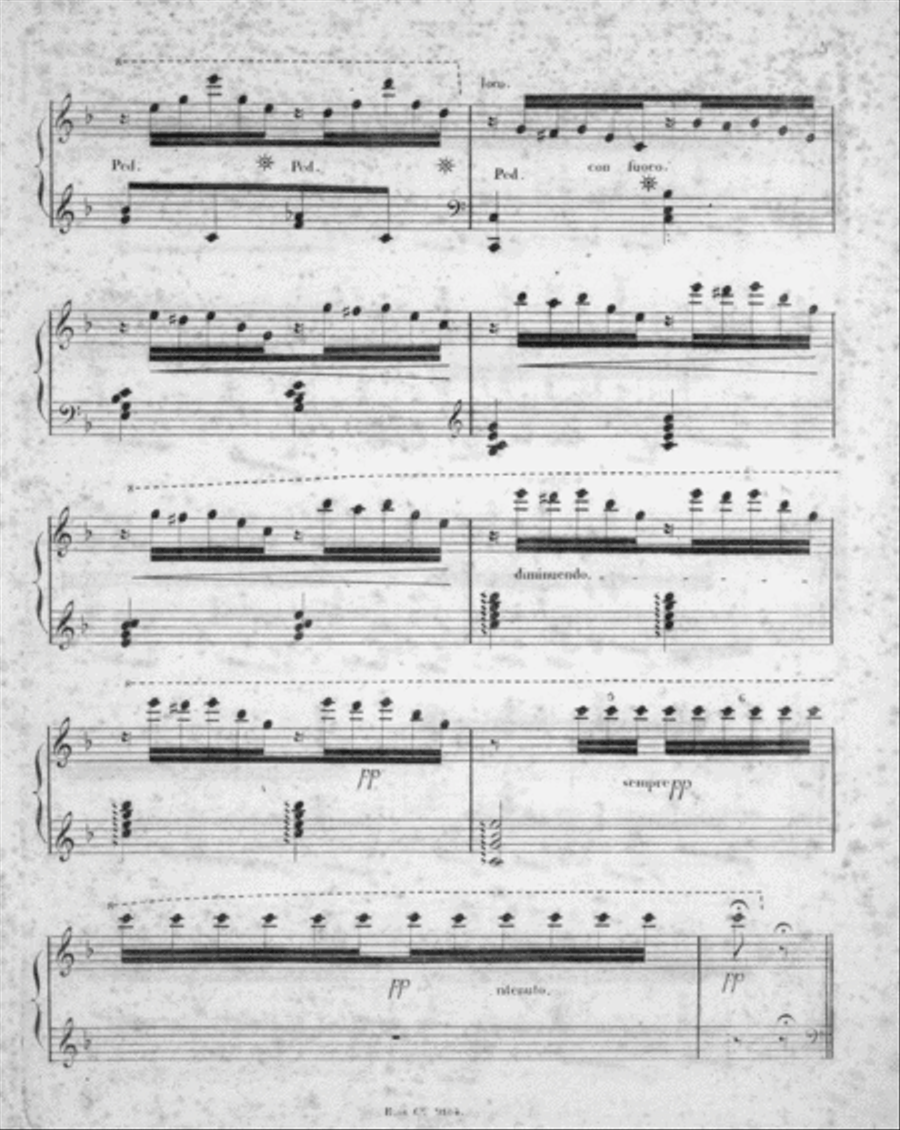 La Locomotive. Etude de Velocite pour Piano Piano Method scores gallery preview page 6