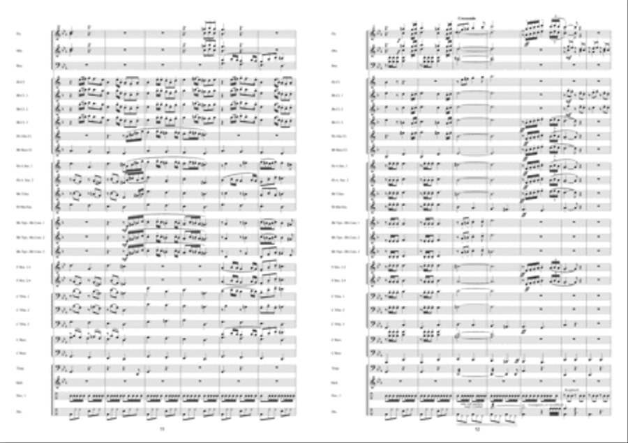 Hijo De La Luna Hijo De La Luna Concert Band scores gallery preview page 7