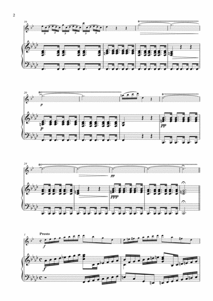 Concerto in G Minor RV439 arranged for Clarinet and Piano image number null