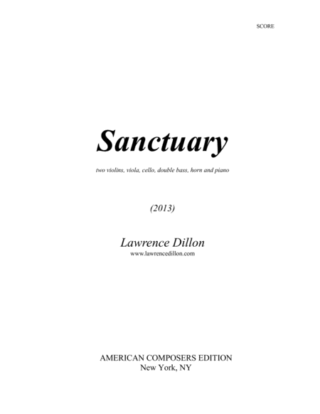 [Dillon] Sanctuary