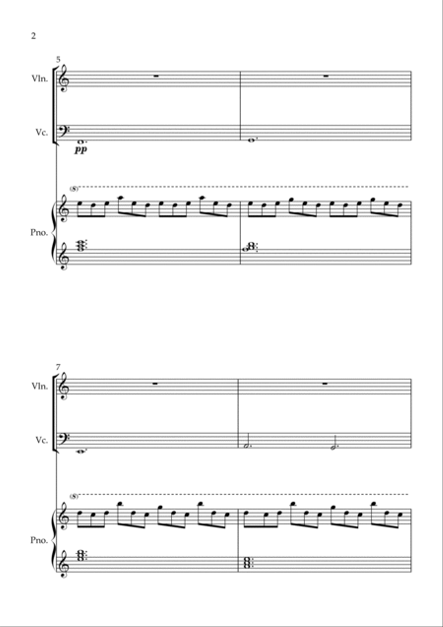 Forbidden Colours Piano Trio scores gallery preview page 2