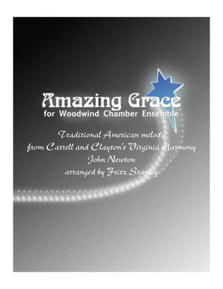 Book cover for Amazing Grace - Woodwind Chamber Ensemble