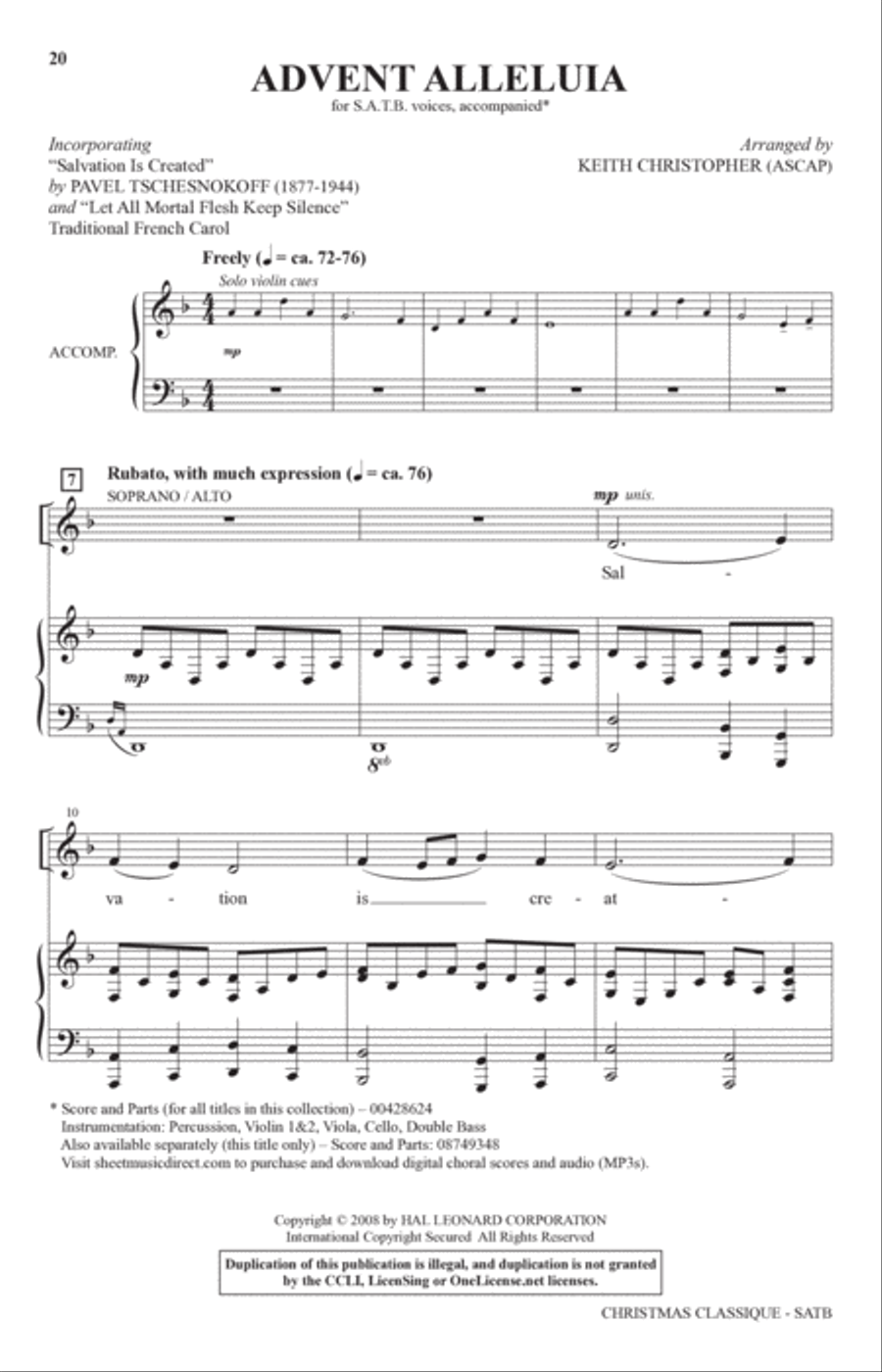 Christmas Classique Christmas Classique 4-Part scores gallery preview page 18