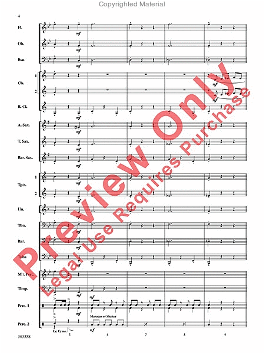 El Relicario El Relicario Concert Band scores gallery preview page 5