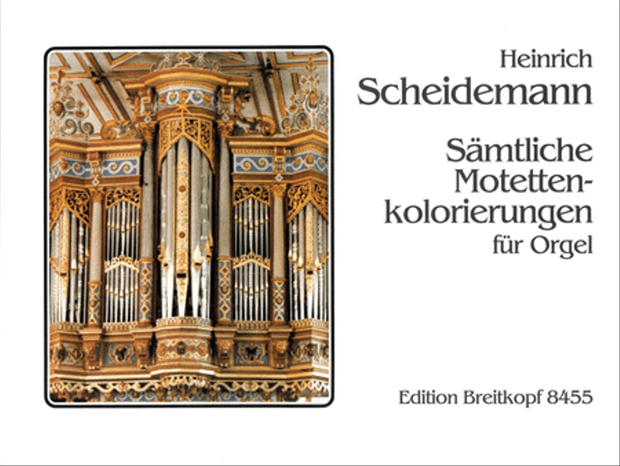 Complete Motet Intabulations Organ scores gallery preview page 1