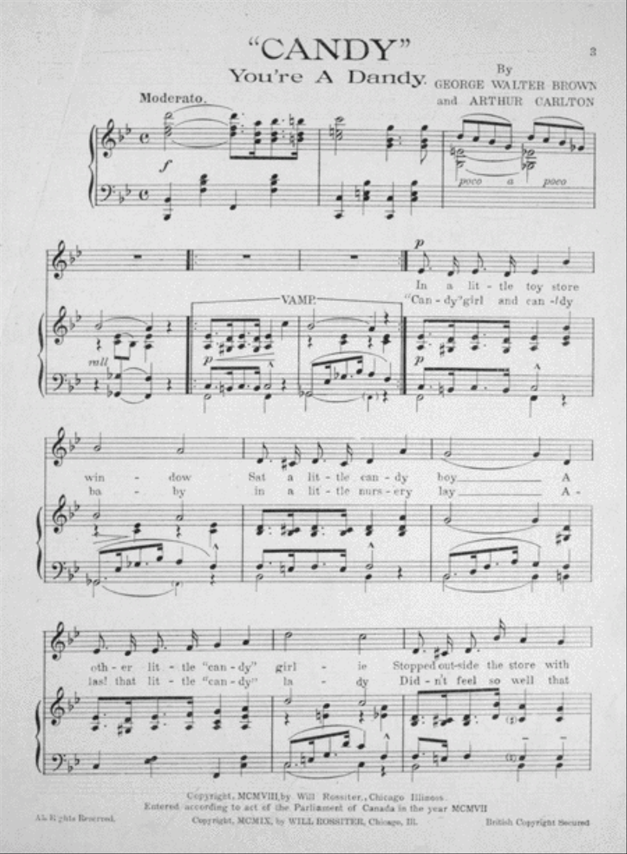 Candy, You're a Dandy Voice scores gallery preview page 2