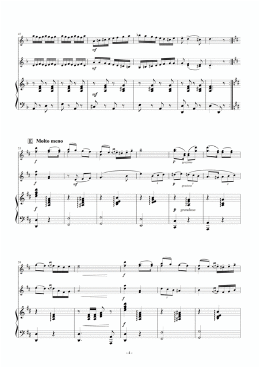 Czardas for Marimba duet and piano﻿ image number null