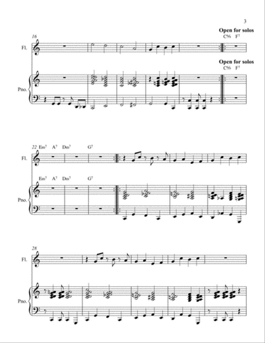 St. Thomas Flute Solo scores gallery preview page 3