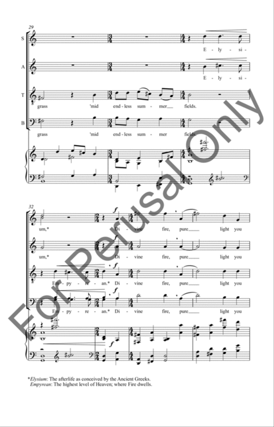 You Are The Fearless Rose 4-Part scores gallery preview page 5