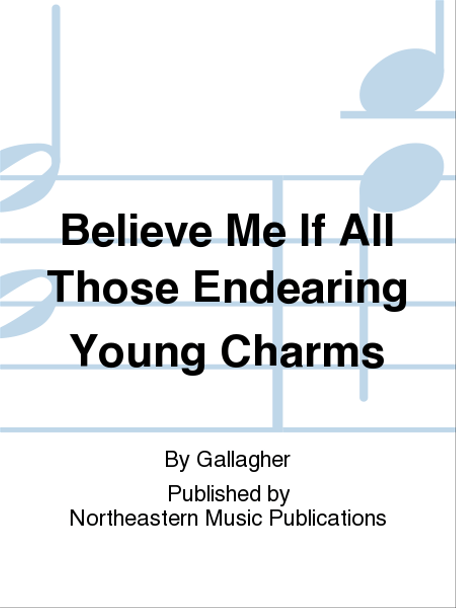 Believe Me If All Those Endearing Young Charms Brass Quartet scores gallery preview page 1