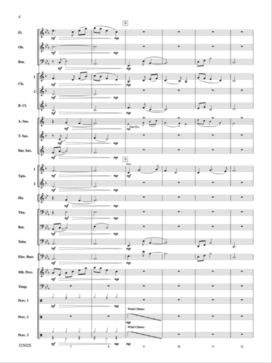 A Tribute to Journey Concert Band scores gallery preview page 3