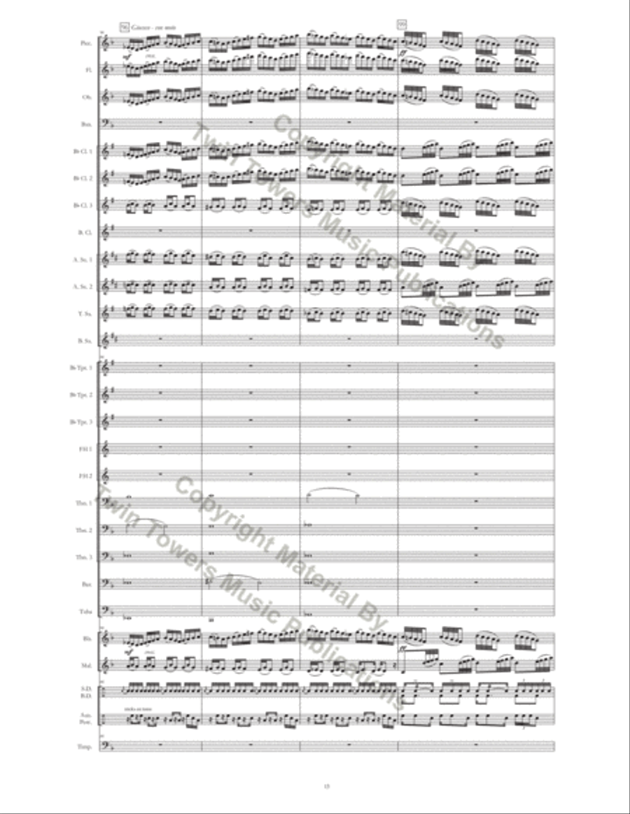 A Century of Opportunity Celebration Concert Band scores gallery preview page 17