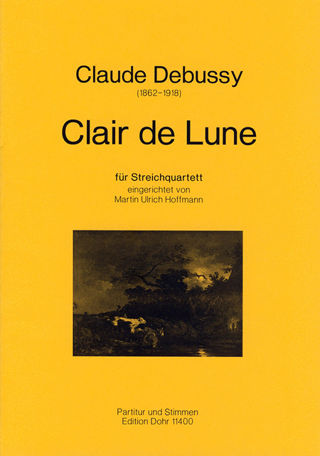 Clair de Lune fur Streichquartett