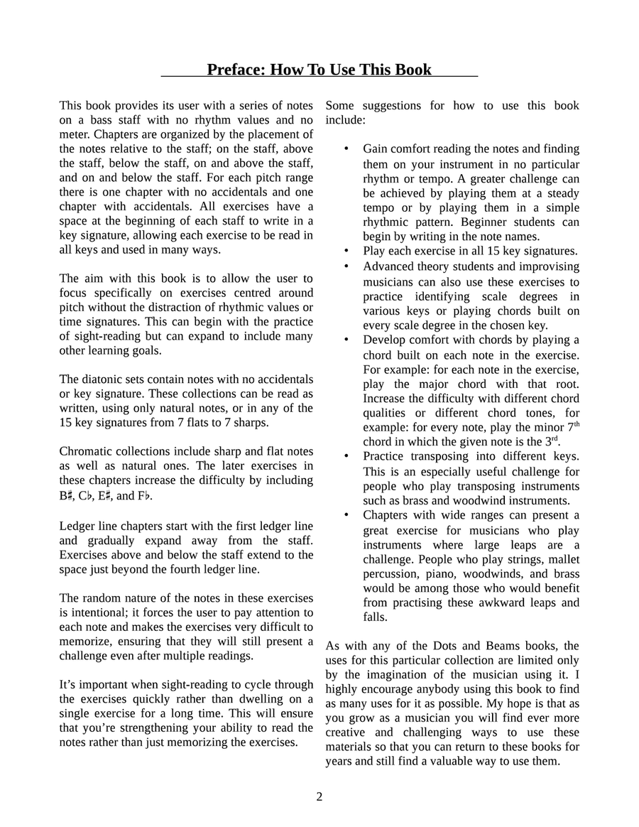 Pitch Only - Bass Clef (Sight Reading Exercise Book) Handbell Choir scores gallery preview page 5