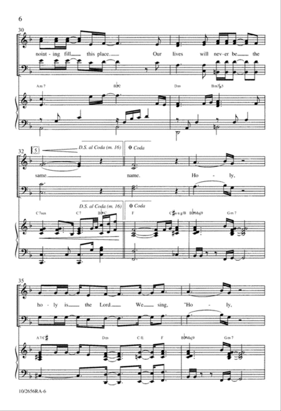 Praise 4-Part scores gallery preview page 6