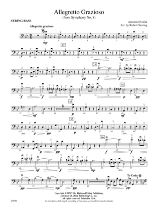 Allegretto Grazioso (from Symphony No. 8): String Bass