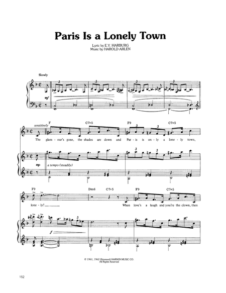 Paris Is A Lonely Town