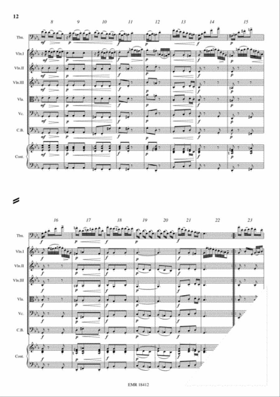 Sonata in C minor String Orchestra scores gallery preview page 9