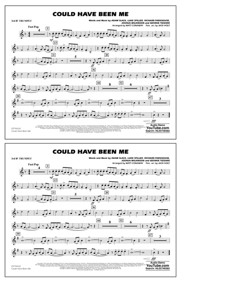 Could Have Been Me (arr. Matt Conaway) - 3rd Bb Trumpet