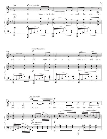 GASTALDON: Musica proibita, Op. 5 (transposed to F major)