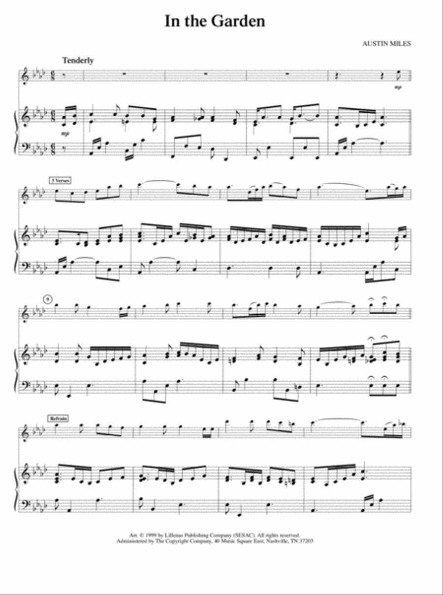 Instrumental Hymn Solos, Vol. 4 Piano scores gallery preview page 4