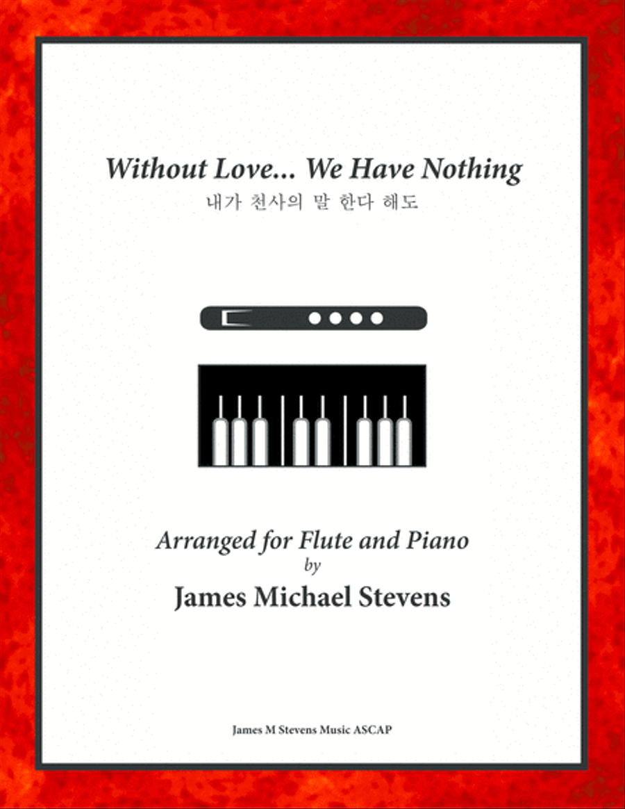 Without Love, We Have Nothing Flute Solo scores gallery preview page 1