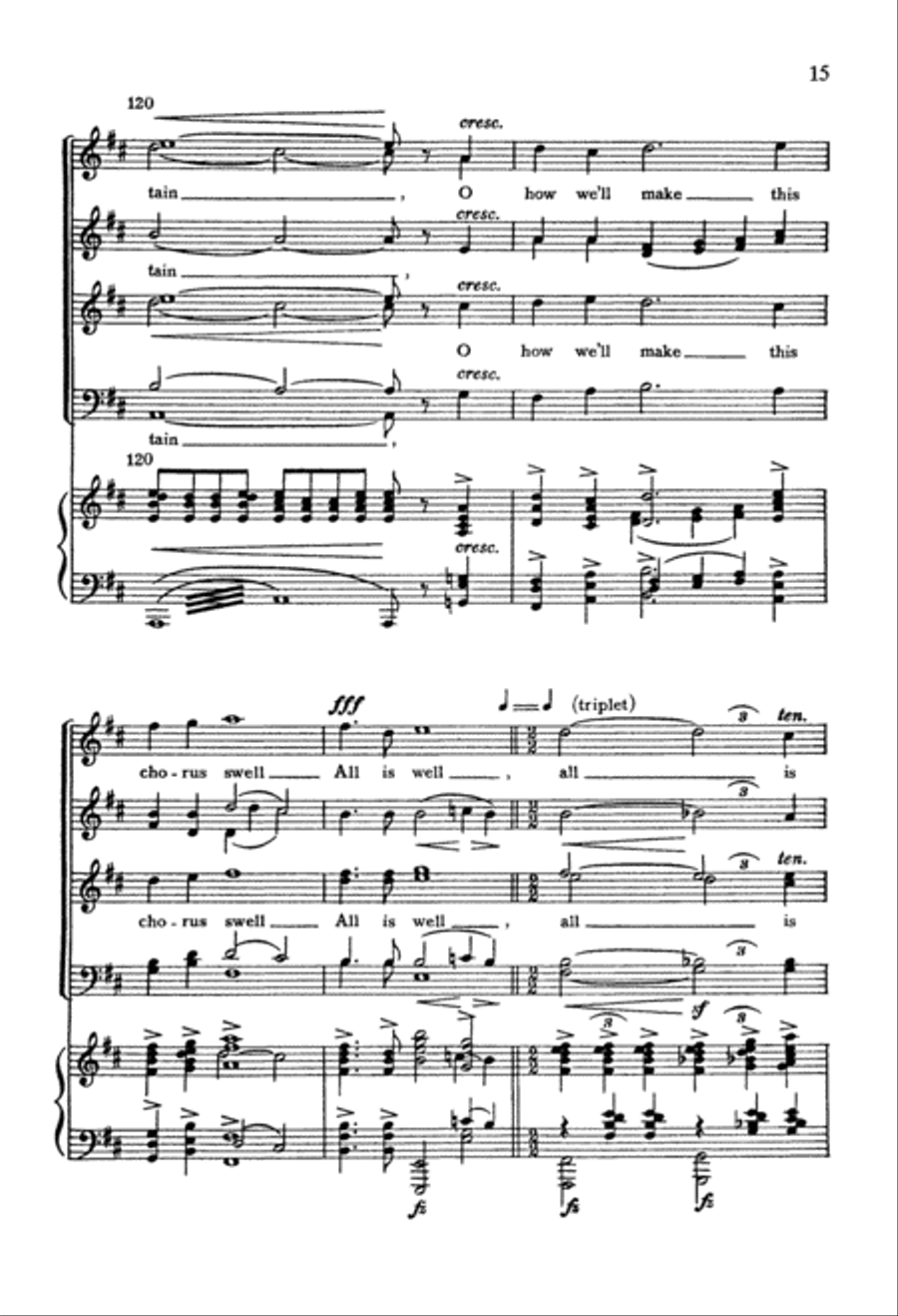Come, Come Ye Saints 4-Part scores gallery preview page 32