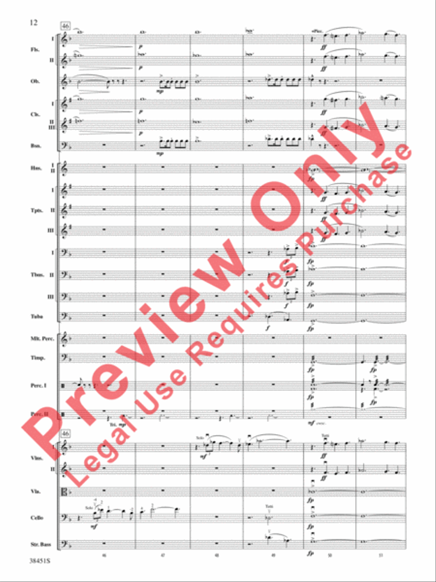 Resurgences Full Orchestra scores gallery preview page 13