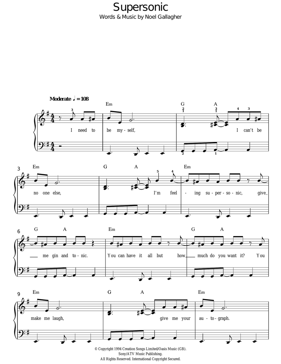 Supersonic Voice scores gallery preview page 1