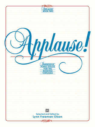 Book cover for Applause!, Book 2