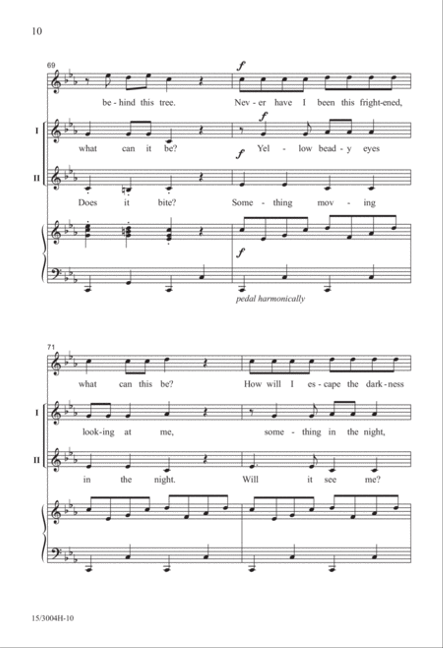 Something in the Dark 2-Part scores gallery preview page 10