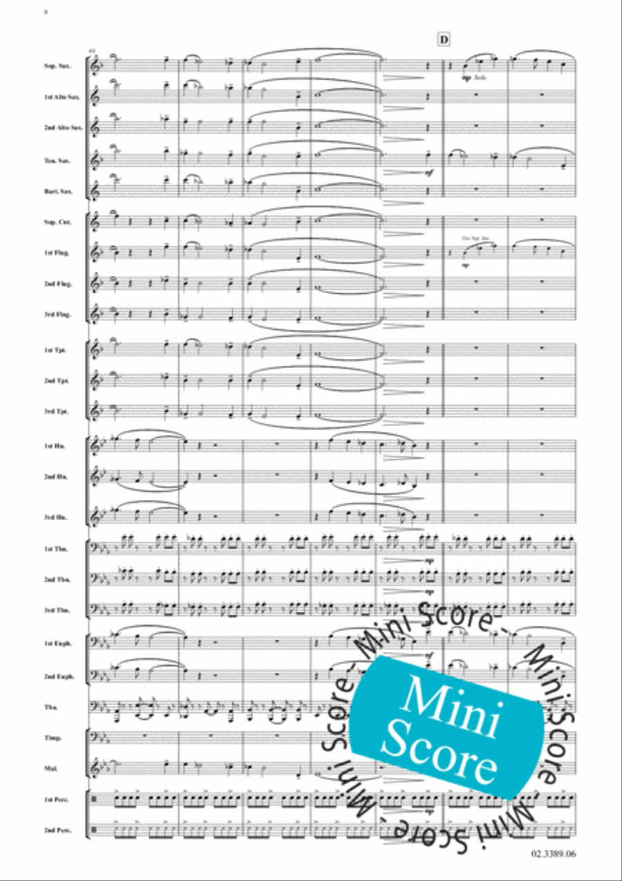 Moby Dick Moby Dick Fanfare Band scores gallery preview page 12