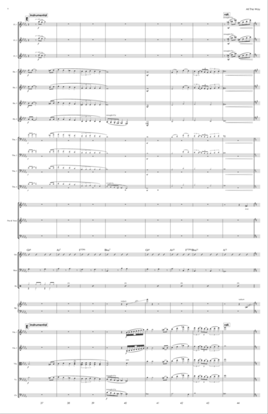 All The Way Full Orchestra scores gallery preview page 6