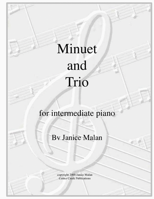 Minuet and trio for piano solo