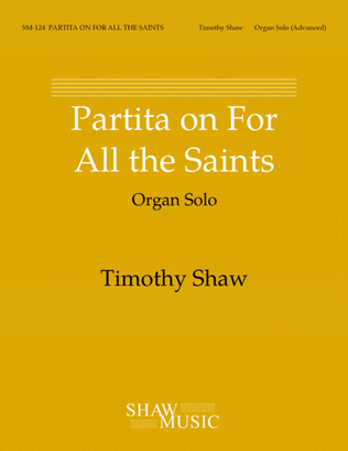 Book cover for Partita on For All the Saints