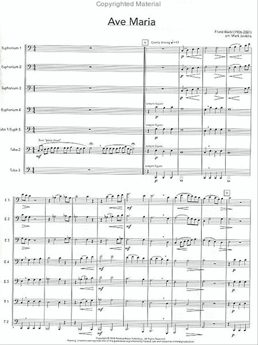 Ave Maria Ave Maria Chamber Music scores gallery preview page 2