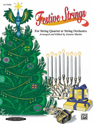 Book cover for Festive Strings for String Quartet or String Orchestra