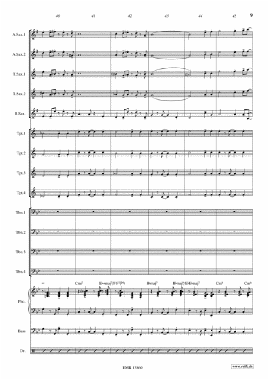 Zodiac Zodiac Big Band scores gallery preview page 10