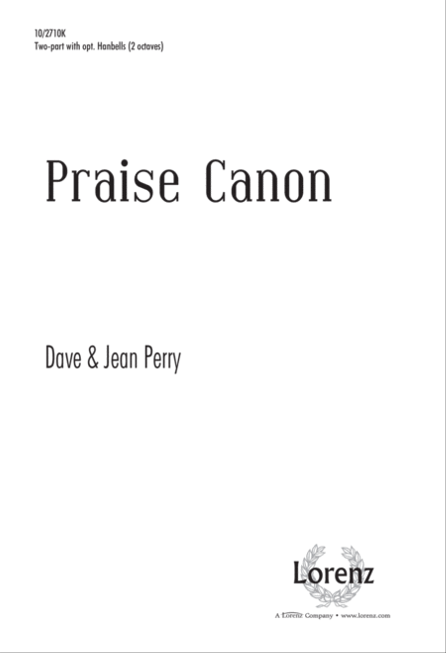 Praise Canon 2-Part scores gallery preview page 1
