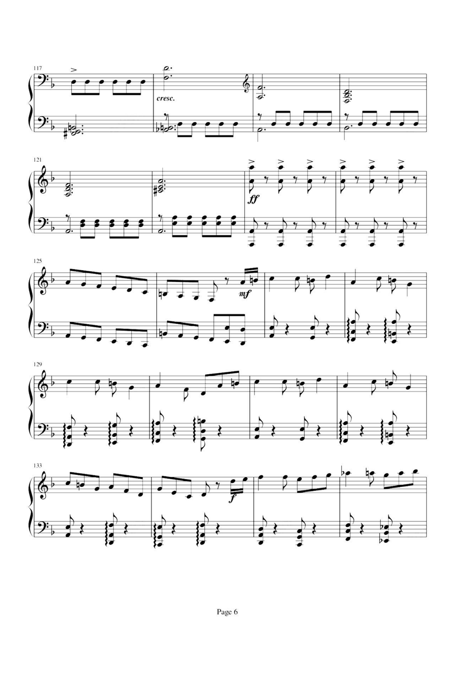 Jack Sparrow Jack Sparrow Piano Solo scores gallery preview page 6