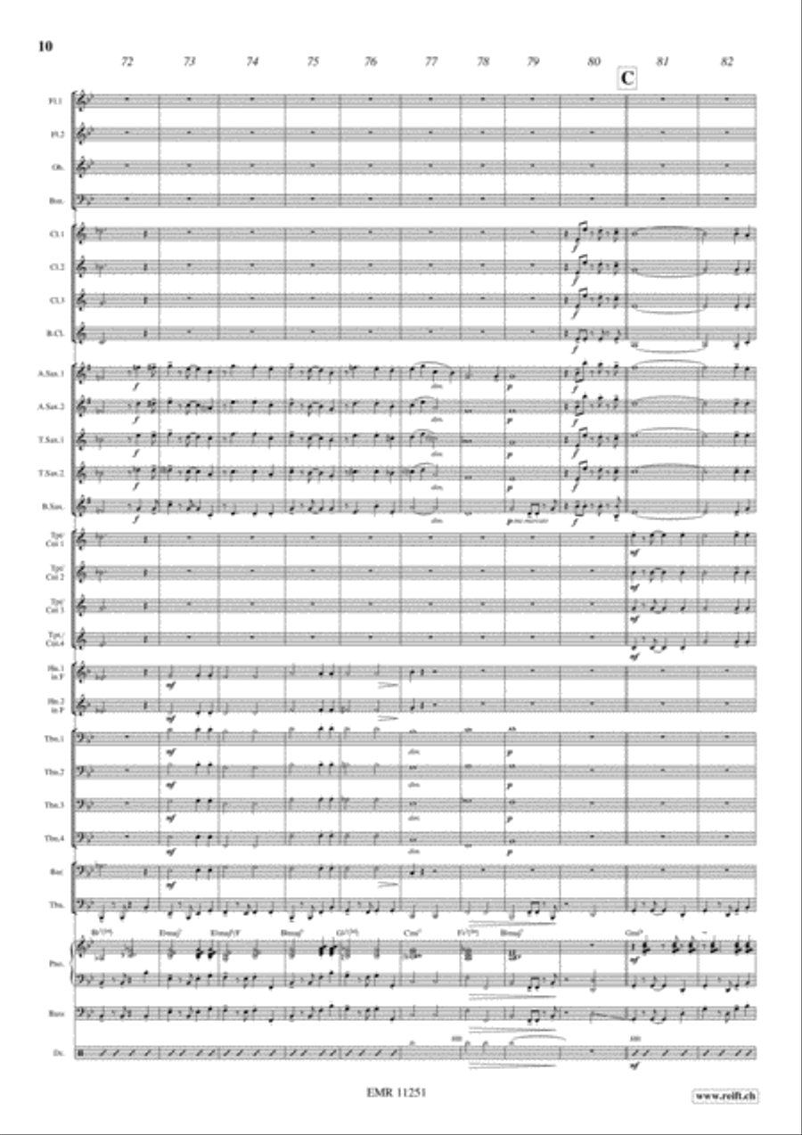 Zodiac Concert Band scores gallery preview page 11