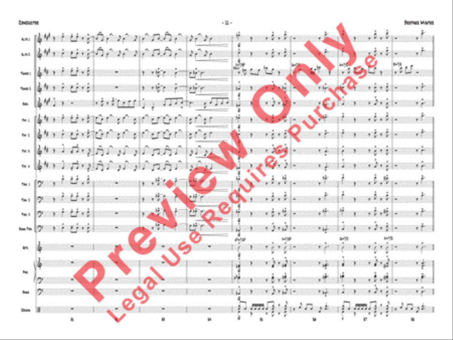 Brother Mister Jazz Ensemble scores gallery preview page 34