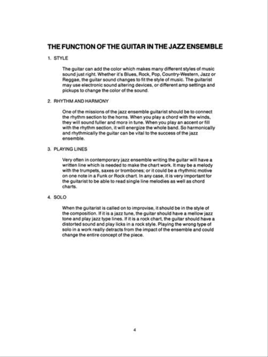 Jazz Rhythm Guitar Jazz Rhythm Guitar Electric Guitar scores gallery preview page 6